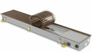 Įleidžiami grindiniai konvektoriai su ventiliatoriais