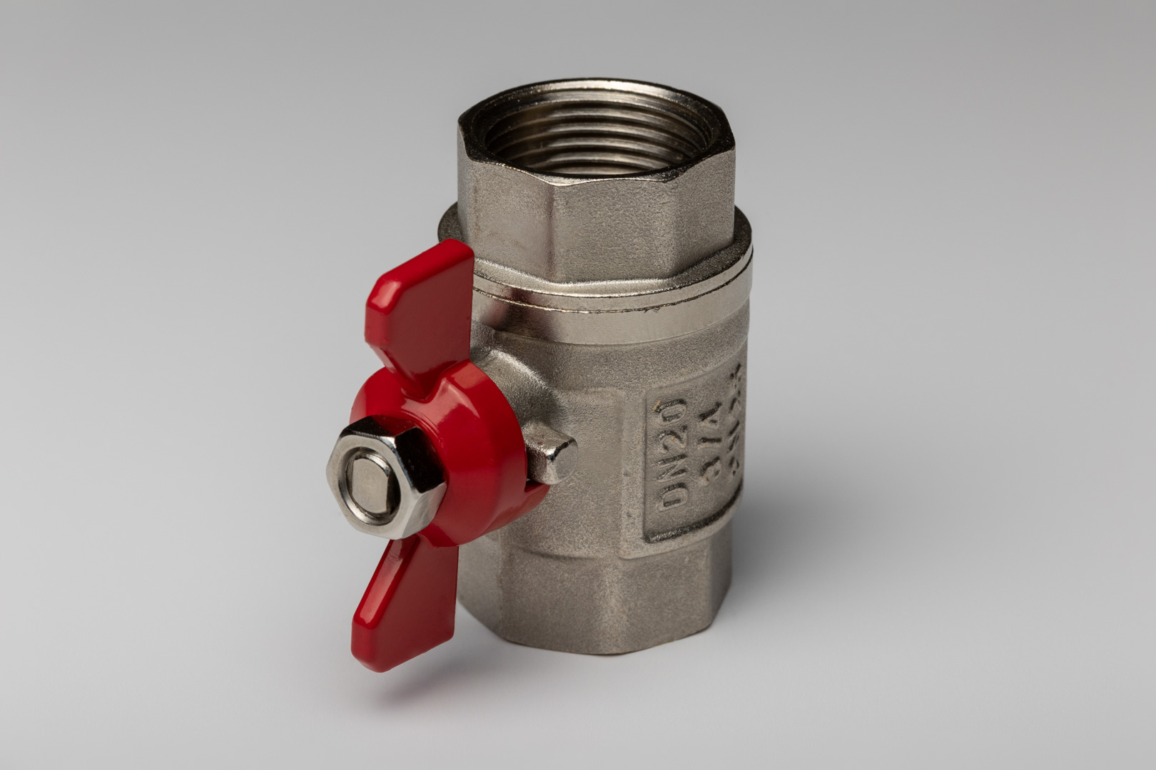 Rutulinis ventilis trumpa rankena 3/4" vidus-vidus - Image 2