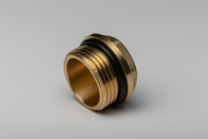 Žalvarinė aklė su išoriniu sriegiu 3/4"