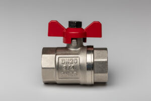 Rutulinis ventilis trumpa rankena 3/4" vidus-vidus