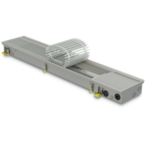 Įleidžiamas grindinis konvektorius su ventiliatoriumi