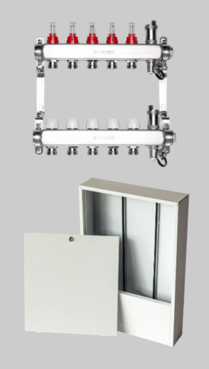 Kolektoriai ir spintelės